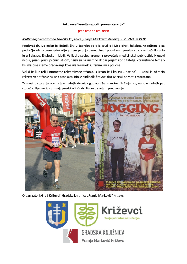 Kako najefikasnije usporiti proces starenja - Ivo Balen